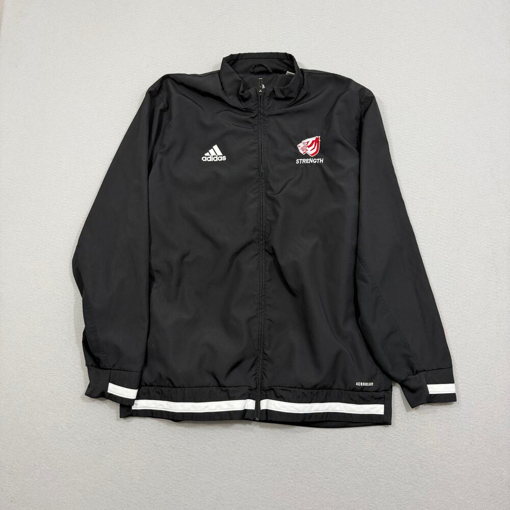 Adidas University West Alabama Tigers Team 19 Woven Jacket Extra Large Black